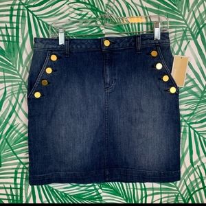 Michael by Michael Kors denim skirt NWT sz 8